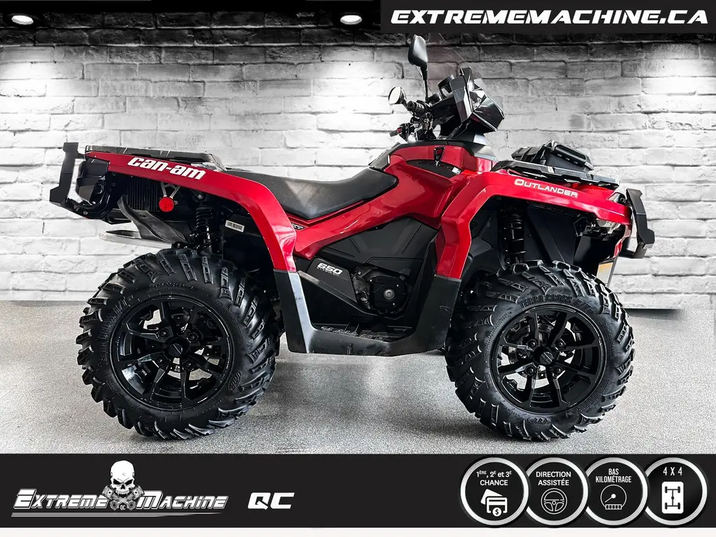2018 Can-Am OUTLANDER XT 650 DPS SEULEMENT 3922kM – TRÈS PROPRE!!!