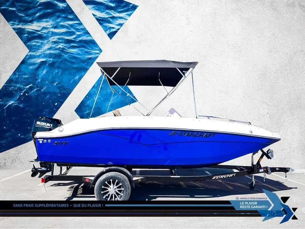 Starcraft SVX 171 OB 90HP  deck boat bateau Ponté 2025