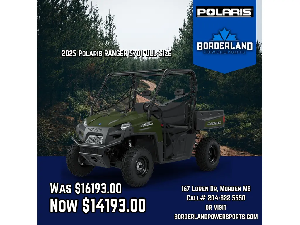 2025 Polaris RANGER 570 FULL-SIZE