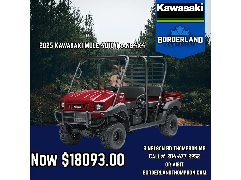 2025 Kawasaki Mule 4010 Trans 4x4 