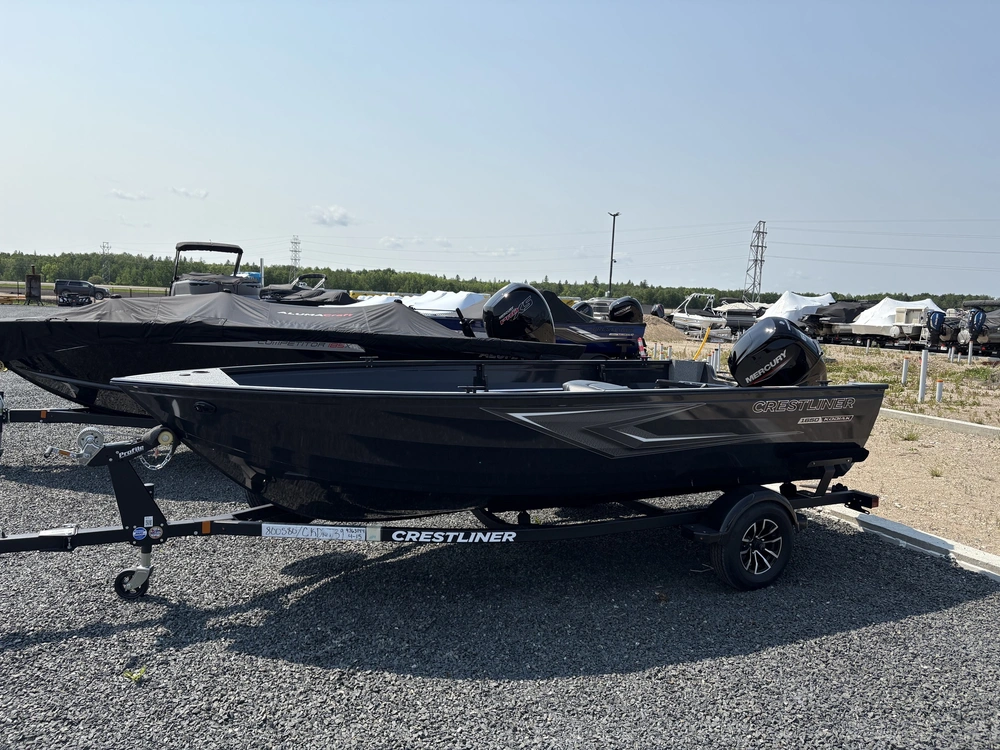 2025 Crestliner 1650 Kodiak Tiller - Gun Metal alt