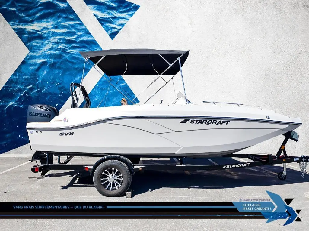 Starcraft SVX 191 OB 140HP édition deck boat bateau Ponté 2025