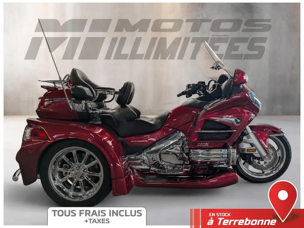 2013 Honda GL1800AD Goldwing Airbag.ABS.GPS