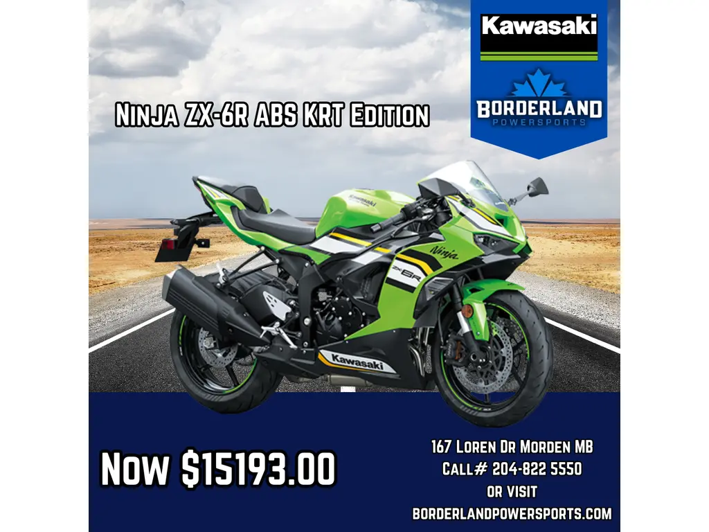 2025 Kawasaki Ninja ZX-6R ABS KRT Edition BLK