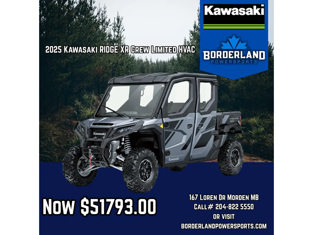 2025 Kawasaki RIDGE�� XR Crew Limited HVAC