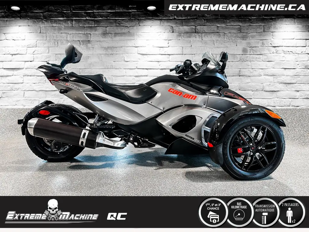 2011 Can-Am SPYDER RS-S SE5 SEULEMENT 21844KM – PROPRE!!!