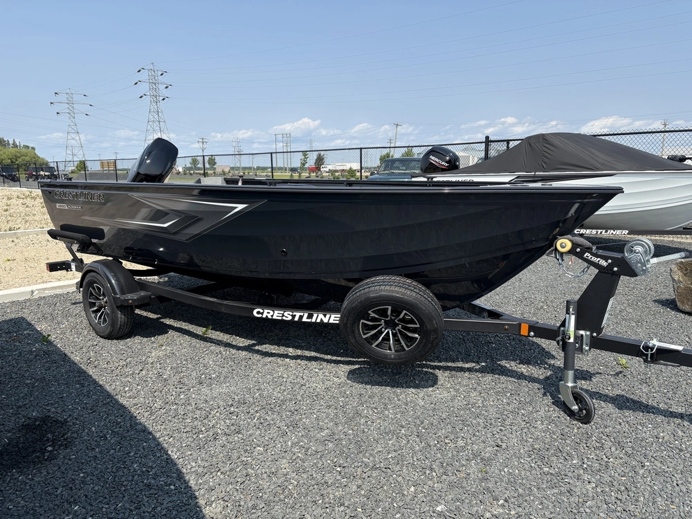 2025 Crestliner 1650 Kodiak Tiller - Gun Metal alt