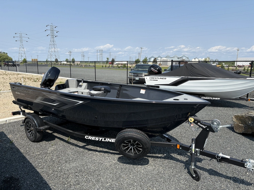2025 Crestliner 1650 Kodiak Tiller - Gun Metal alt