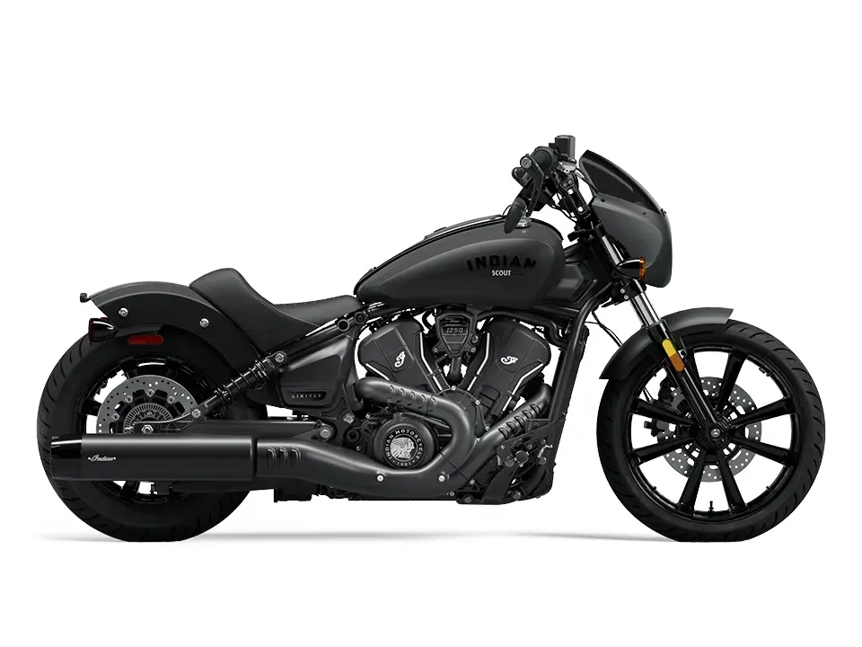 2025 Indian Motorcycle Sport Scout Limited +Tech // Black Smoke 