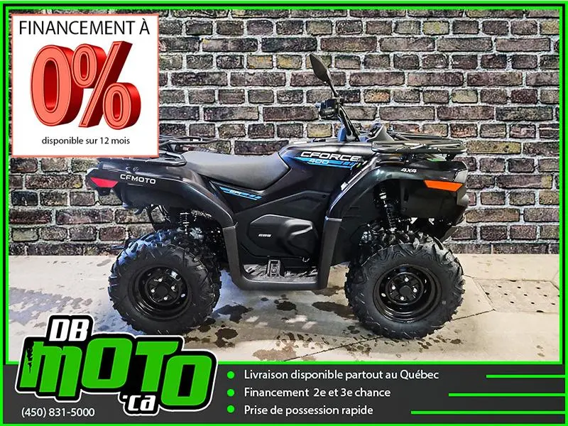 CFMOTO C FORCE 400 1 PLACE CLASSIQUE 2024 - ** 0% D'INTÉRÊT DISPONIBLE **
