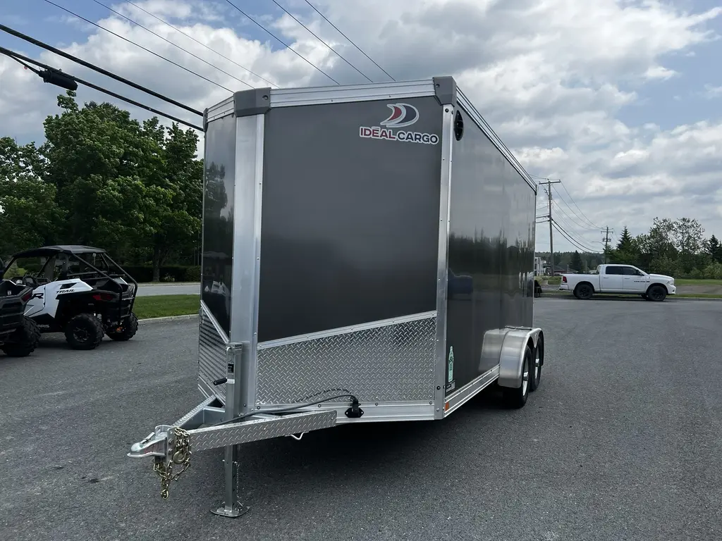 IDÉAL CARGO REMORQUE FERMÉE IDEV714TA2 7X14 EVOCORE PORTE RAMPE  2025