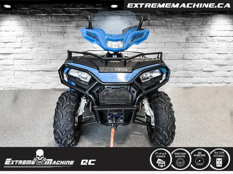 2022 Polaris SPORTSMAN 570 EPS ZENITH BLUE SEULEMENT 2837kM - TRÈS PROPRE!!!