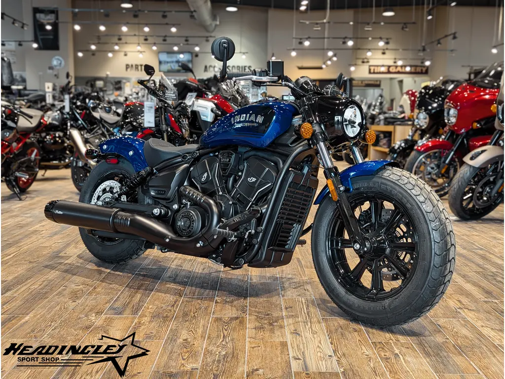 2025 Indian Motorcycle Scout Bobber Limited +Tech // Spirit Blue Metallic 