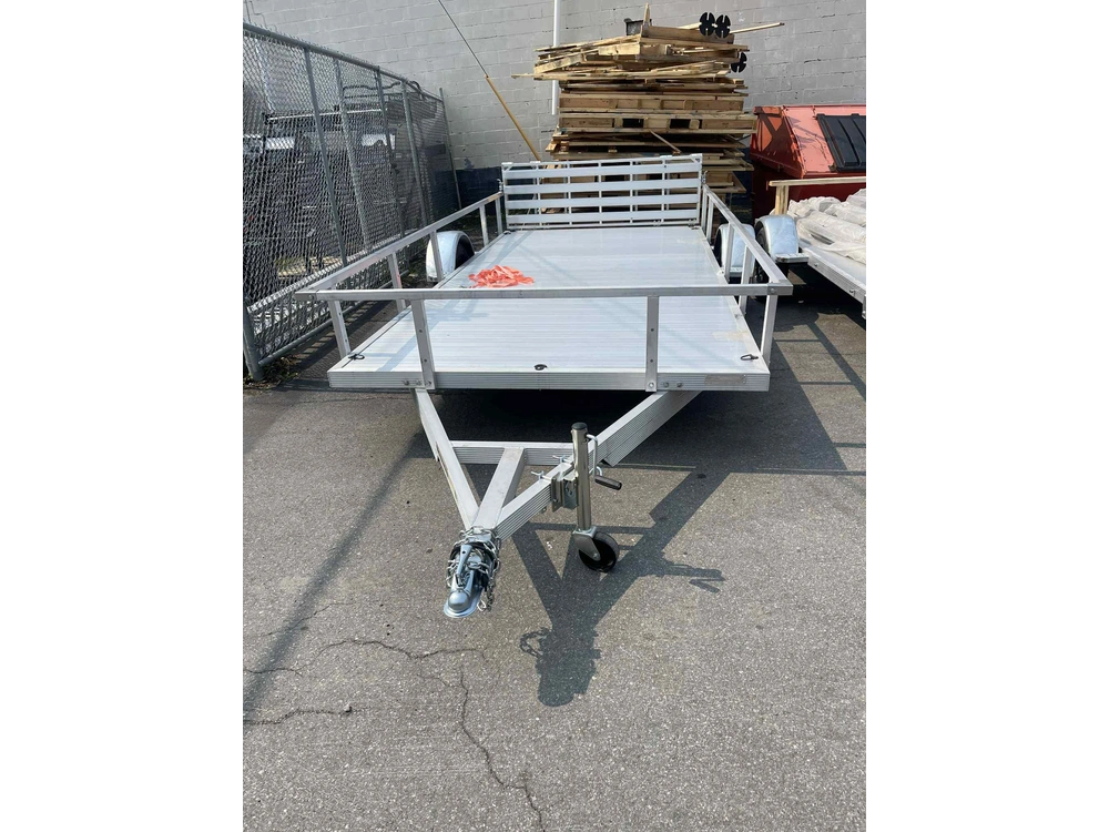 2025 Marlon Aluminum Utility Trailer 7x14 W/ Aluminum Storage Box