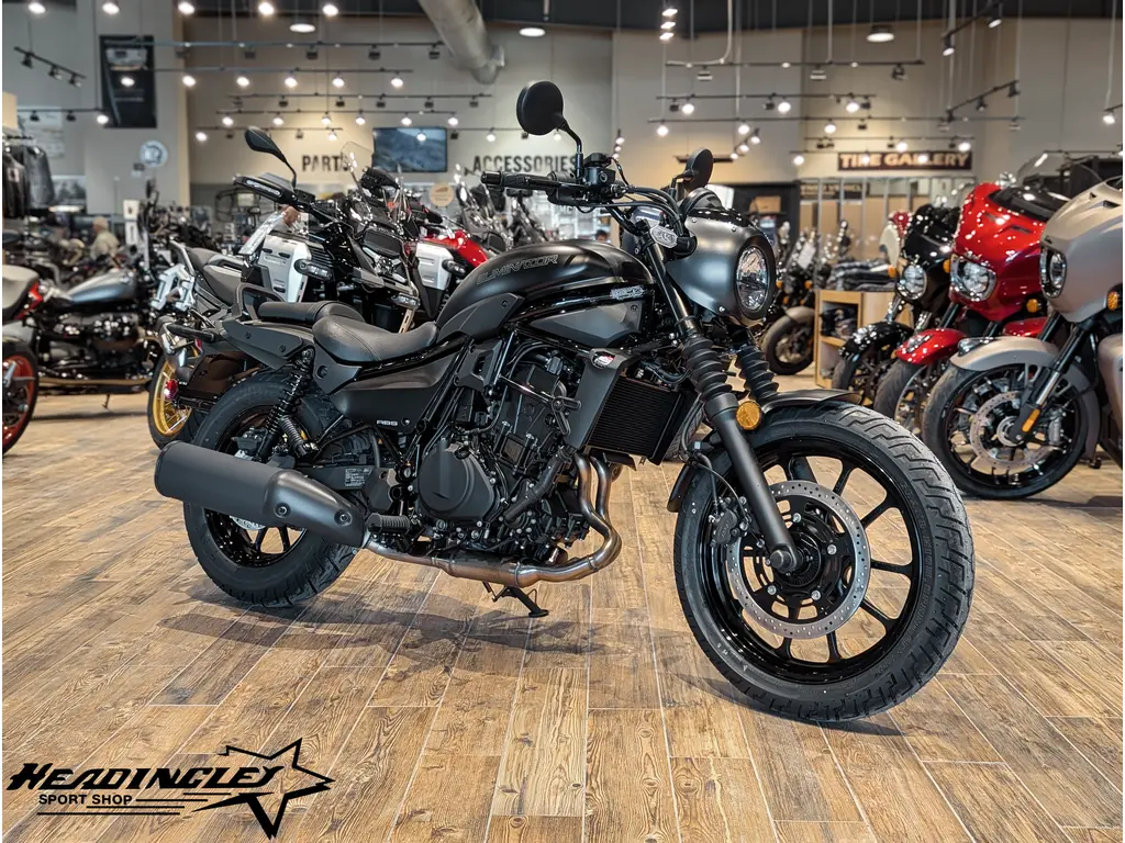2025 Kawasaki Eliminator 500 SE // Metallic Matte Carbon Gray/Flat Ebony - w/ Passenger Grab Handle