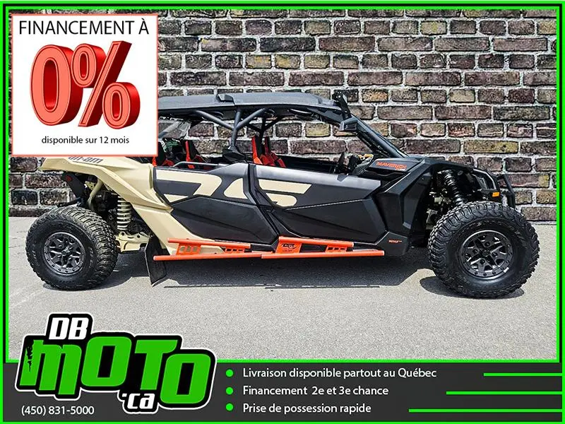 can am MAVERICK MAX XDS TURBO RR 4 PLACES 2021 - ** 0% D'INTÉRÊT DISPONIBLE **