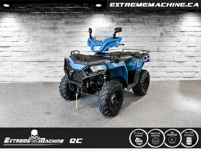 2022 Polaris SPORTSMAN 570 EPS ZENITH BLUE SEULEMENT 2837kM - TRÈS PROPRE!!!