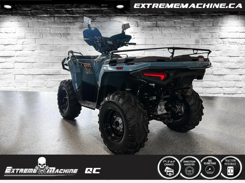 2022 Polaris SPORTSMAN 570 EPS ZENITH BLUE SEULEMENT 2837kM - TRÈS PROPRE!!!