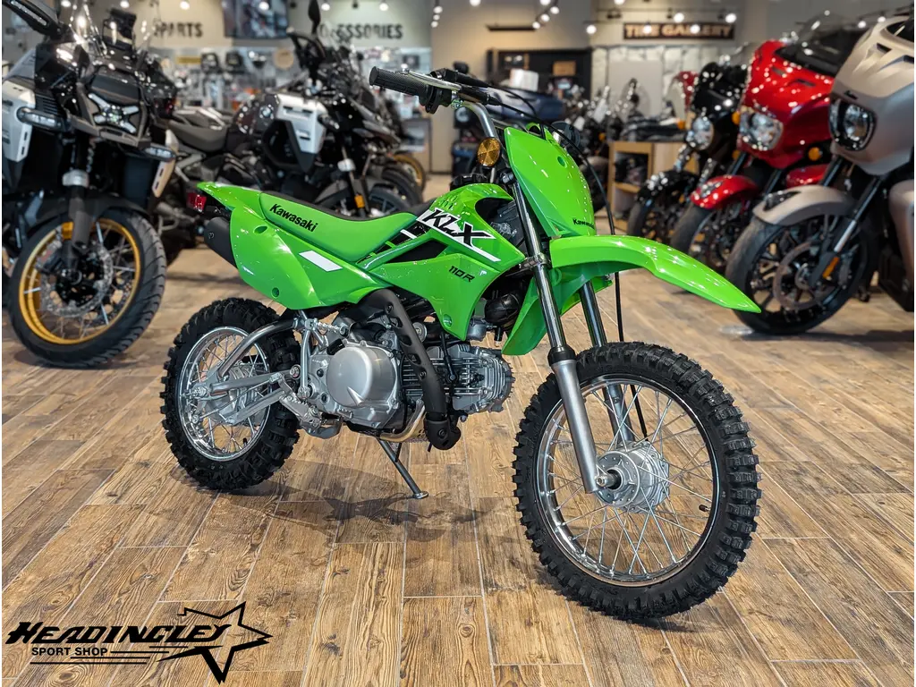 2025 Kawasaki KLX110R // Lime Green 