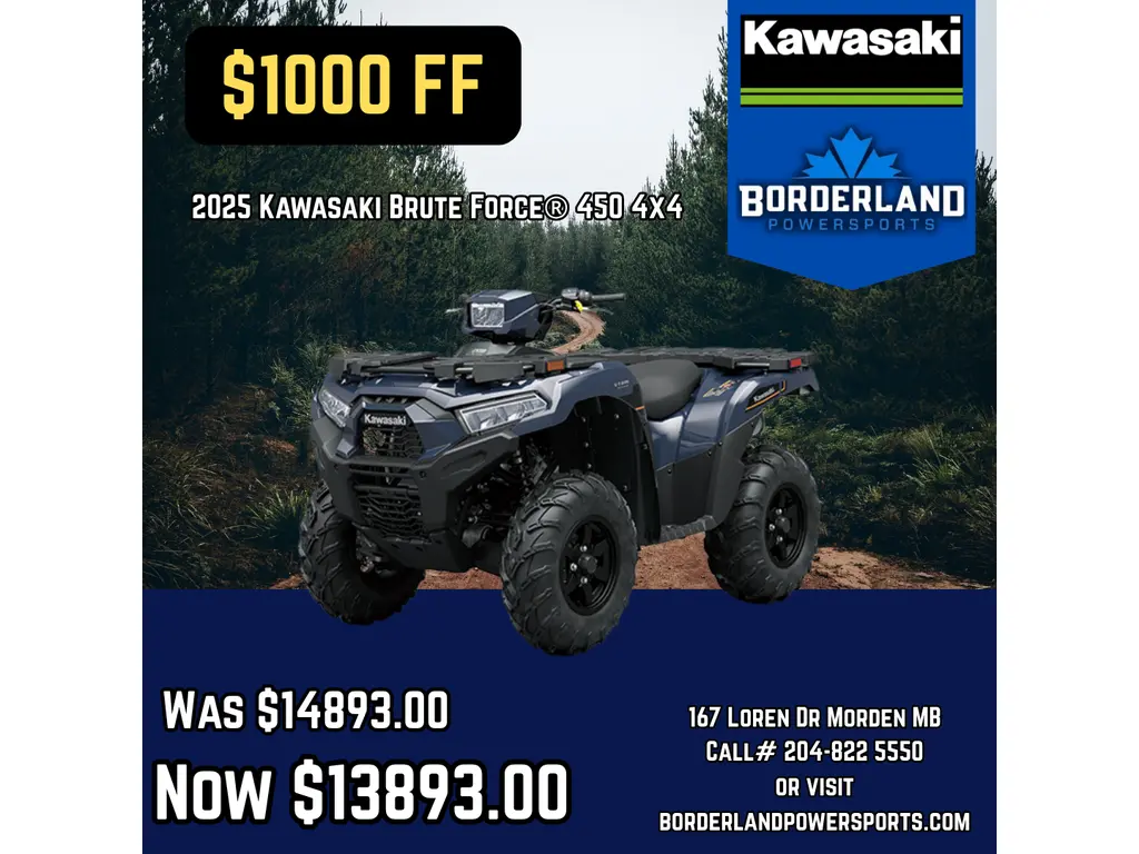 2025 Kawasaki Brute Force 750 EPS