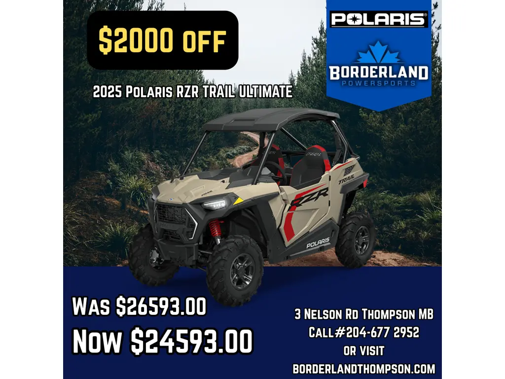 2025 Polaris RZR TRAIL ULTIMATE - SAND DUNE Ultimate 