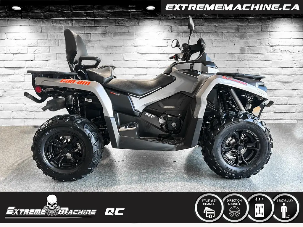 2018 Can-Am OUTLANDER MAX XT 570 DPS TRÈS PROPRE!!!