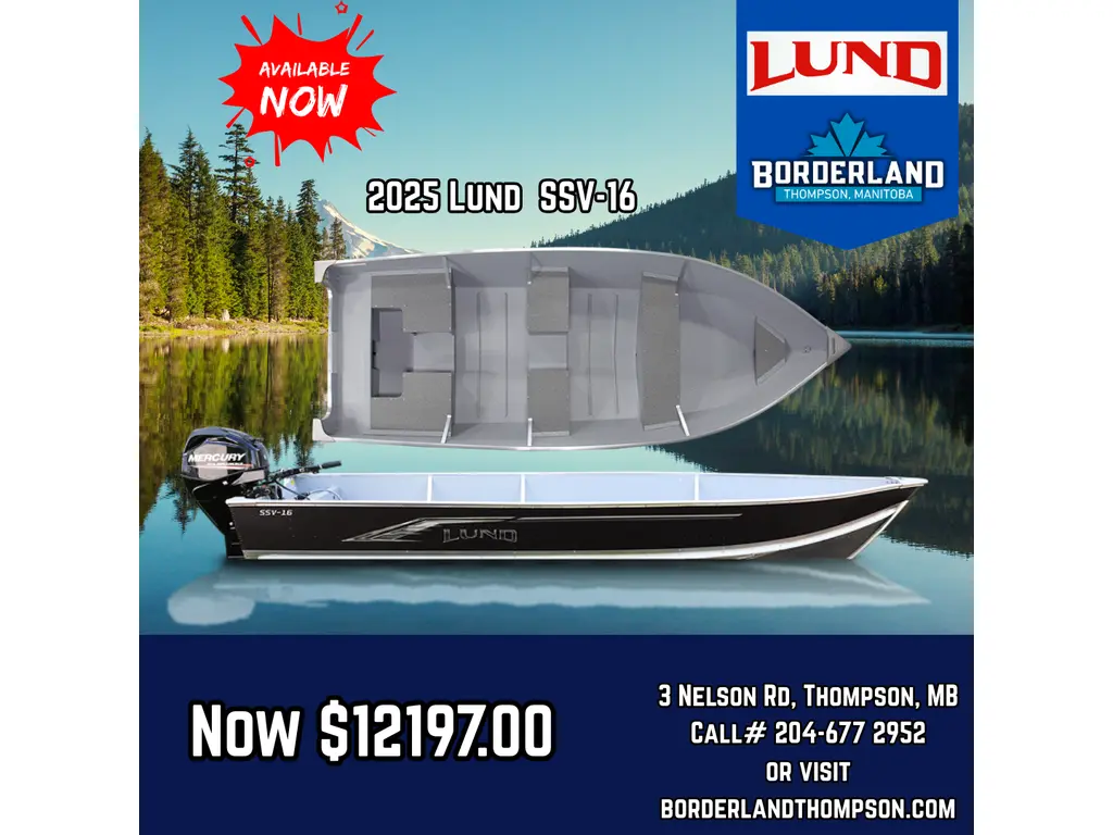 2025 Lund Boat Co ZSSV16 SSV-16