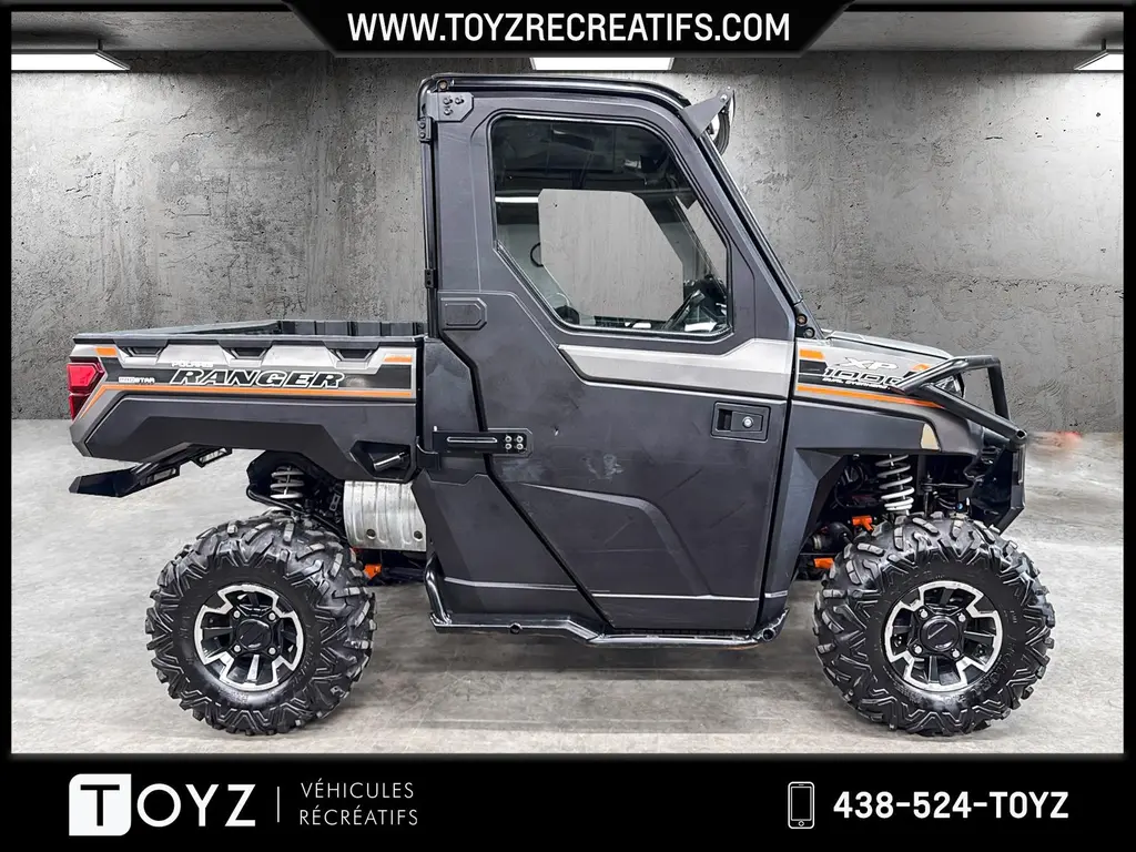 2018 Polaris RANGER XP 1000 EPS CABINE FERMÉ ET CHAUFFAGE !