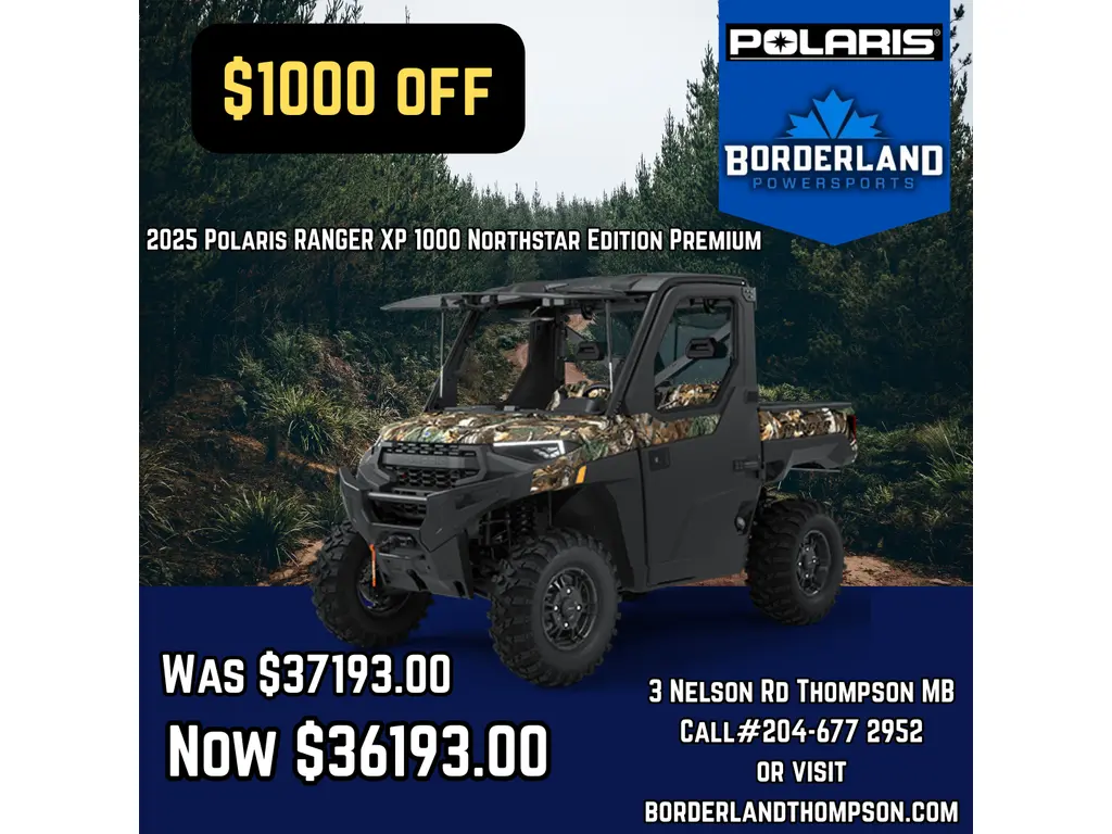 2025 Polaris RANGER XP 1000 Northstar Edition Premium - Polaris Pursuit Camo 