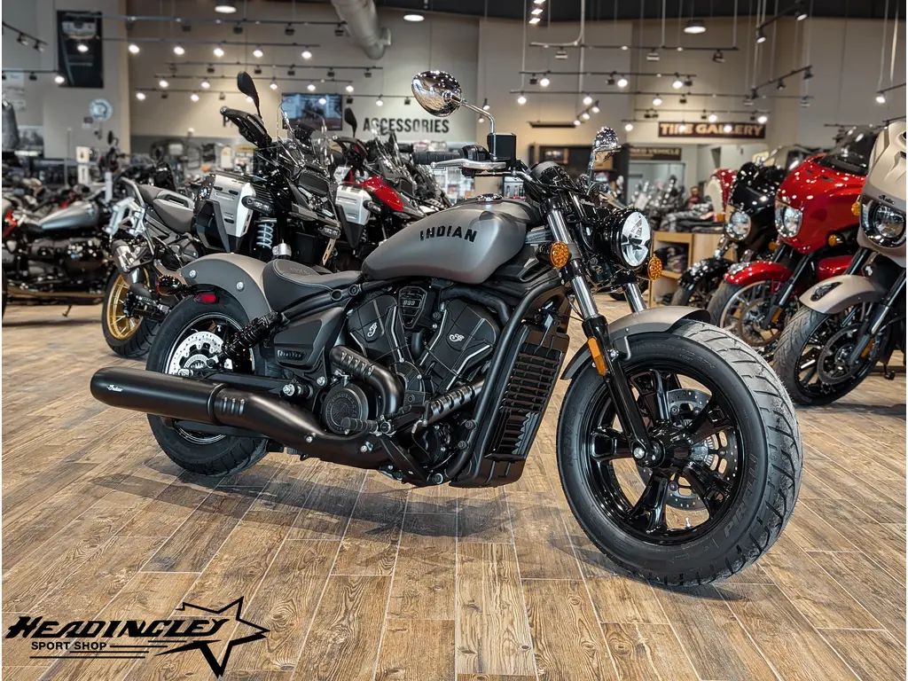 2025 Indian Motorcycle Scout Sixty Bobber Limited // Heavy Metal Smoke 