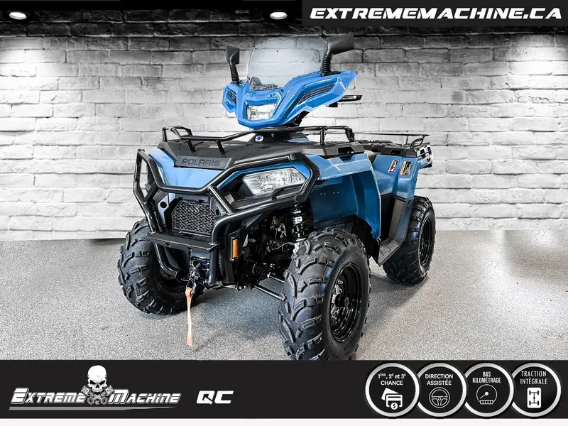2022 Polaris SPORTSMAN 570 EPS ZENITH BLUE SEULEMENT 2837kM - TRÈS PROPRE!!!