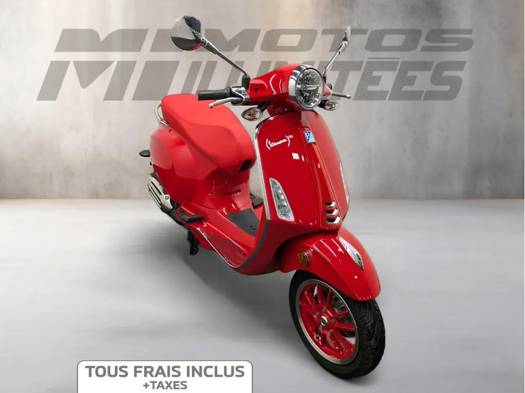2022 Vespa Primavera 150 Red