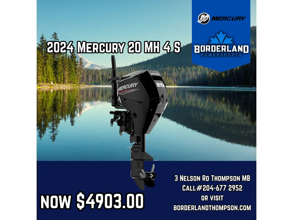 2024 Mercury 20 MH 4 S 