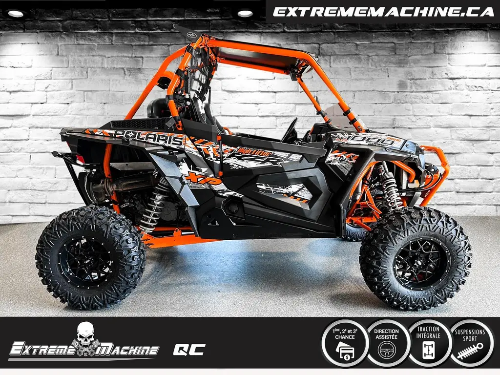 Polaris RZR XP 1000 HIGH LIFTER EPS EDITION STEALTH BLACK PRÊT POUR LA SAISON!!! 2015