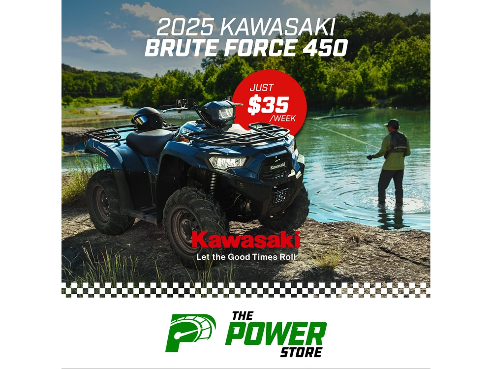 2025 Kawasaki Brute Force 450 $32/wk +free Helmet alt