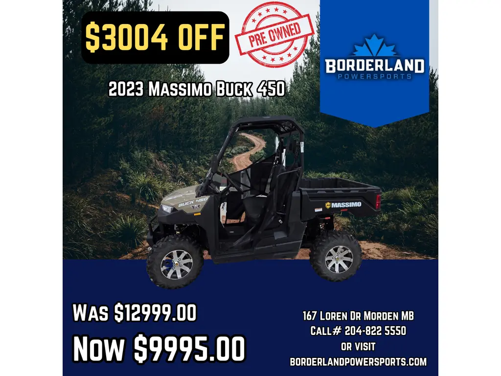 2023 Massimo Buck 450