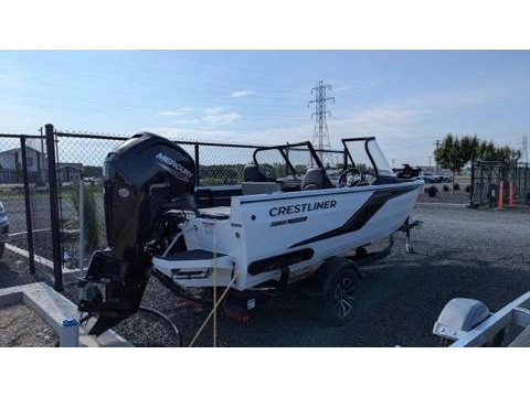 2025 Crestliner 1650 Hawk Wt Jumpseat - Bright White alt