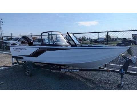 2025 Crestliner 1650 Hawk Wt Jumpseat - Bright White alt