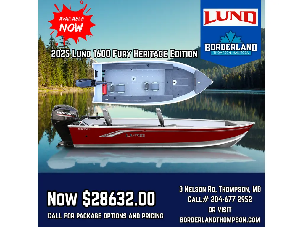2025 Lund Boat Co 1600 Fury Heritage Edition