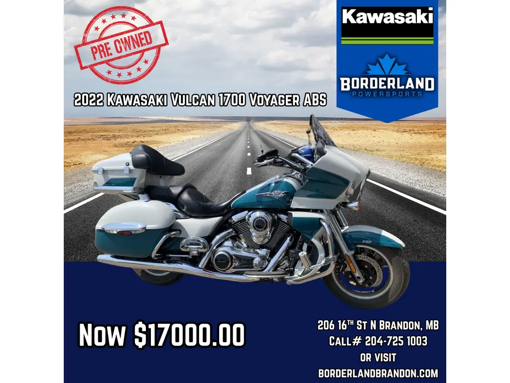 2022 Kawasaki Vulcan 1700 Voyager ABS