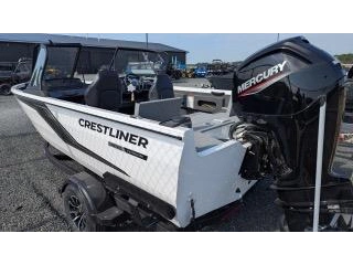 2025 Crestliner 1650 Hawk Wt Jumpseat - Bright White alt