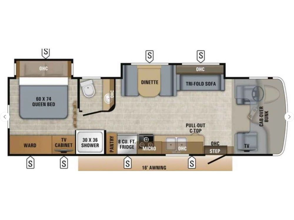Jayco Motorisé Greyhawk 29 Pieds 2019 alt