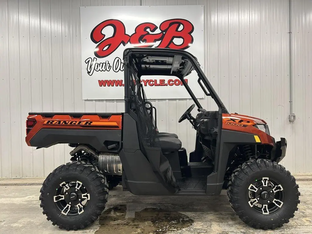 2025 Polaris Ranger XP 1000 Premium Orange Rust 