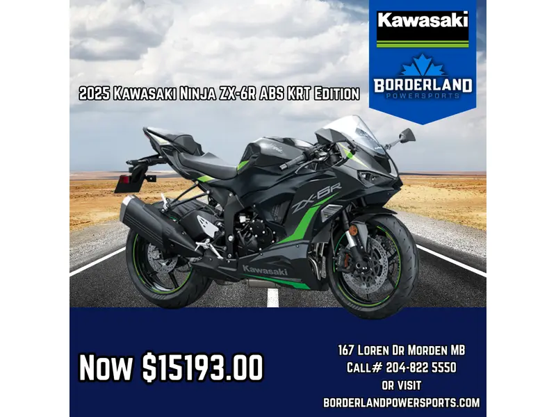 2025 Kawasaki Ninja ZX-6R ABS KRT Edition