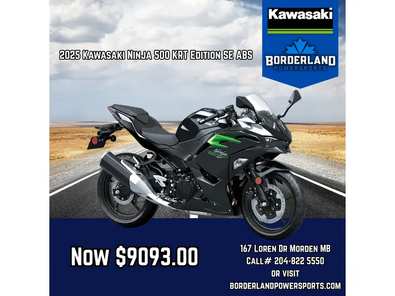 2025 Kawasaki Ninja 500 KRT Edition SE ABS