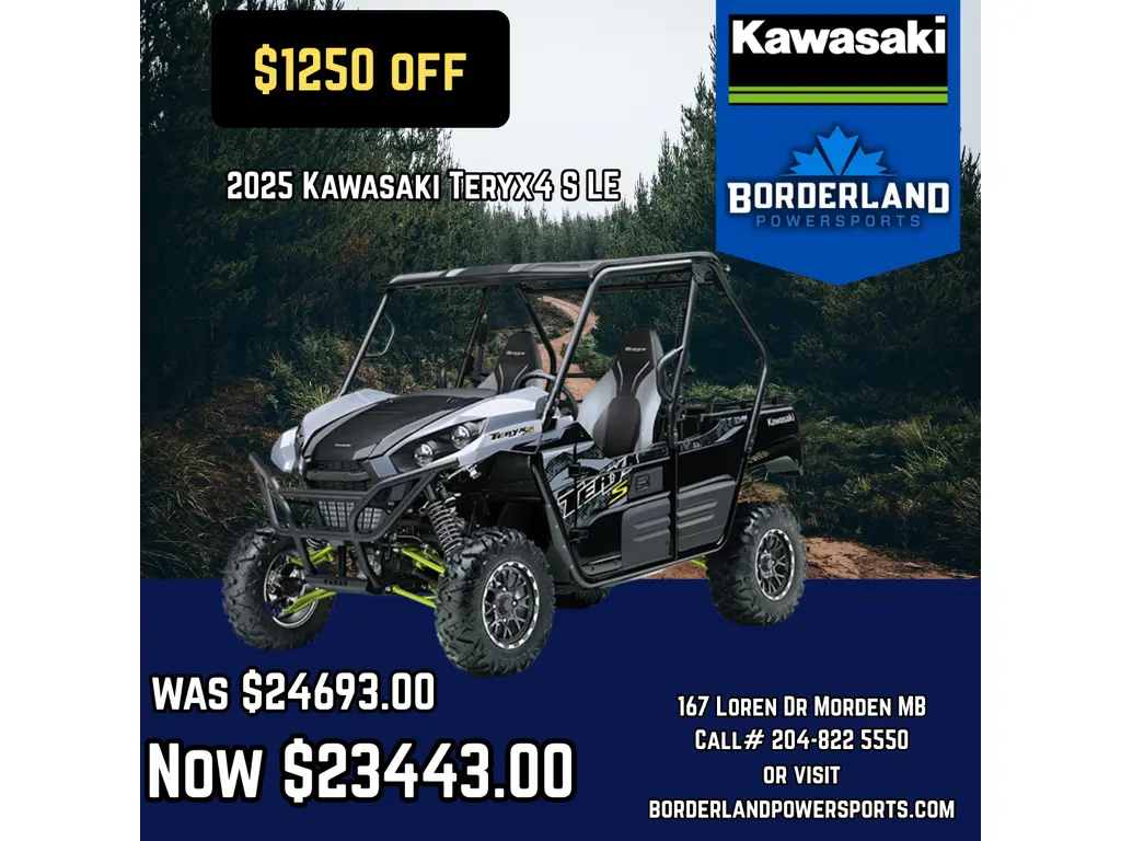 2025 Kawasaki Teryx4 S LE