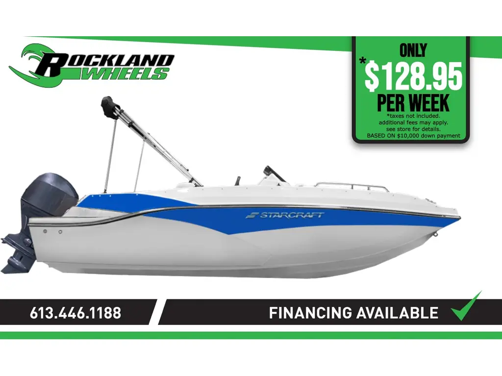 Starcraft SVX 171 OB with 115HP Outboard and Trailer 2024