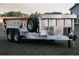 2025 Nordtek Dump Trailer 82"x16' - 14k, Double Axle, Hd, Aluminum Rims, Spare Tire alt