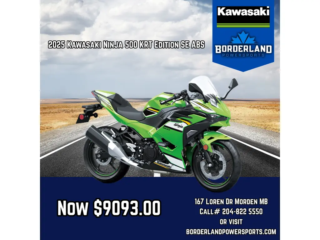 2025 Kawasaki Ninja 500 KRT Edition SE ABS