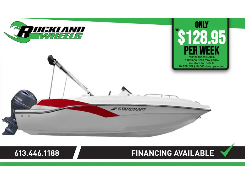 Starcraft SVX 171 OB with 115HP Outboard and Trailer 2024